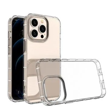 Stötsäkert TPU-fodral med full täckning för iPhone 13 Pro (Transparent)
