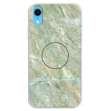 Skal - iPhone XR - TPU Marmorlack Grön