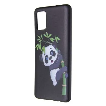Skal  Samsung Galaxy A51 Silikonskal Panda Bambo