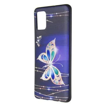 Skal Samsung Galaxy A51 Silikonskal Stor Fjäril