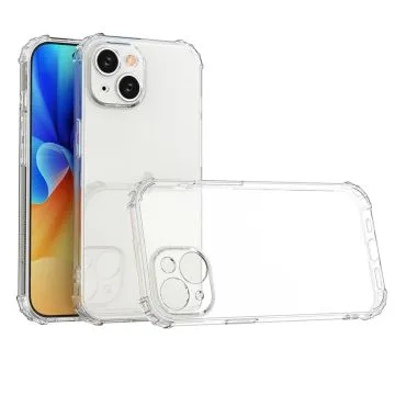 Skal iPhone 15 Stötsäkert i hörn transparent