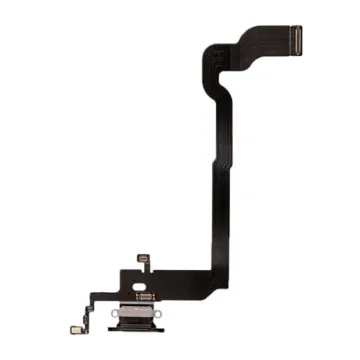 Flexkabel laddkontakt & mik iPhone XR Svart