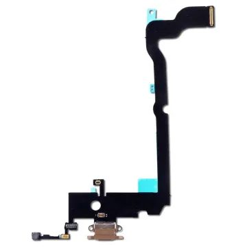 Flexkabel laddkontakt & mik iPhone XS Max Svart