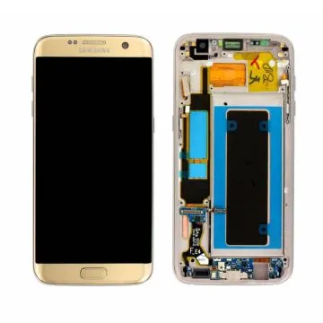 Skärm Samsung Galaxy S7 Edge  original Guld