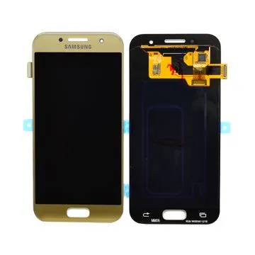 Skärm Samsung Galaxy A3 2017 original Guld