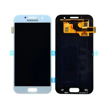 Skärm Samsung Galaxy A3 2017 original Blå