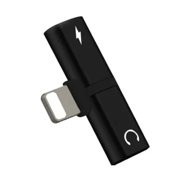 Lightning - Lightgning + Lightning adapter, svart