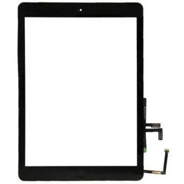 iPad 5 & Air1 glas touch komplett små delar Svart