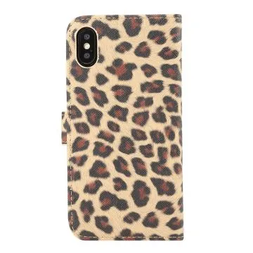 Plånboksfodral — iPhone X/XS — Leopard 