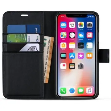 Plånboksfodral ink magnet skal iphone XS Max Svart