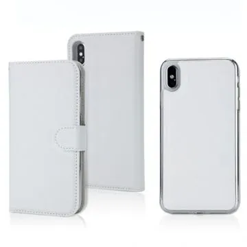 Plånboksfodral ink magnet skal iphone XM Max Vit