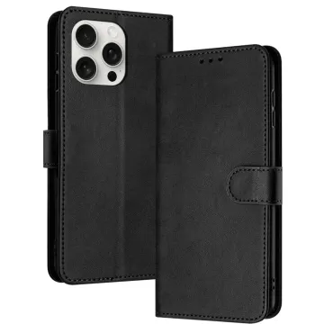 Plånboksfodral till iPhone 16 Pro Svart