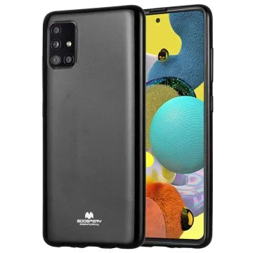 Skal  Samsung Galaxy A51 Silikonskal Svart