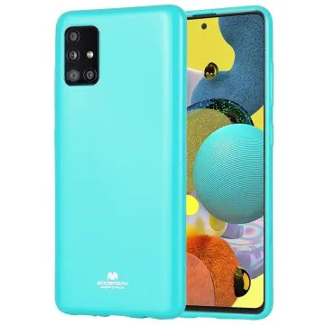 Skal  Samsung Galaxy A51 Silikonskal Mint Grön