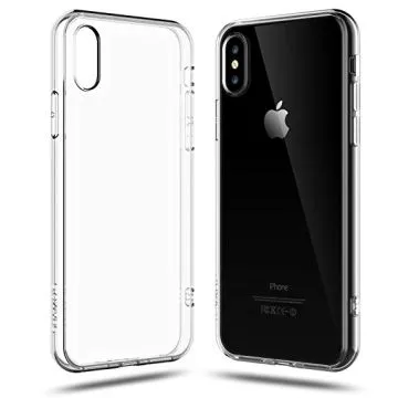 Skal Silikon iPhone X / XS transparent