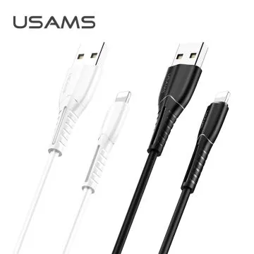 USAMS U35 lightning kabel 1M (Svart) 
