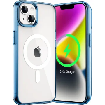 Skal magsafe för iPhone 14 Blå