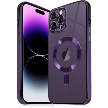 Skal magsafe för iPhone 15 Plus Lila
