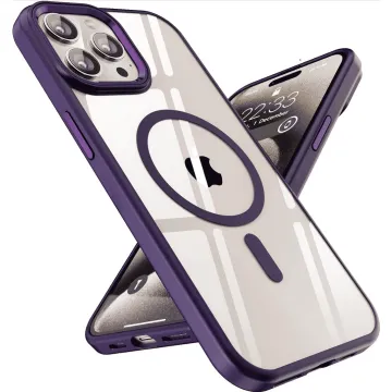 Skal magsafe för iPhone 15 Pro Lila