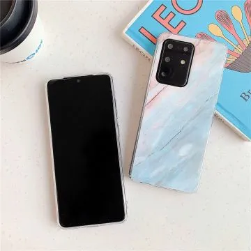 Skal  Samsung Galaxy A51 Silikonskal Marmorerad