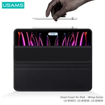 USAMS Smart fodral för iPad Pro 11 alla gen. Svart