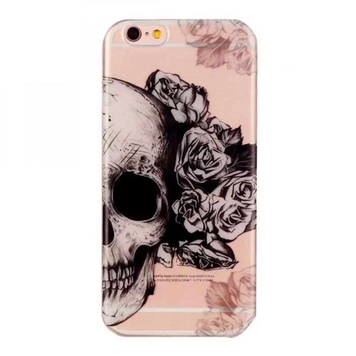 Mjukt skal Dödskalle iPhone 6/6s IP6G0083D