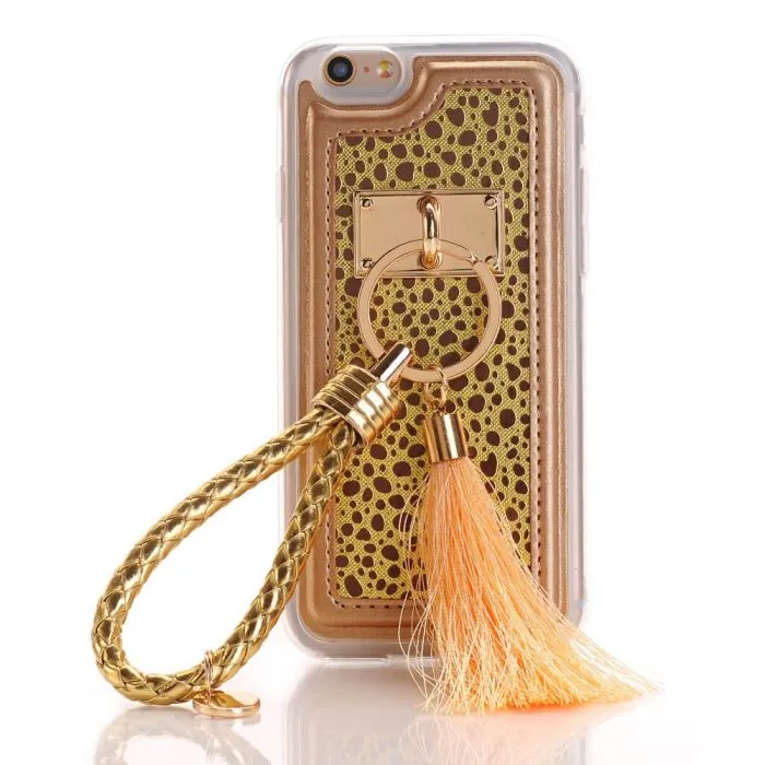 Skal med bygel legopad iPhone 6/6s - Guld IPHN6-FDRG-G