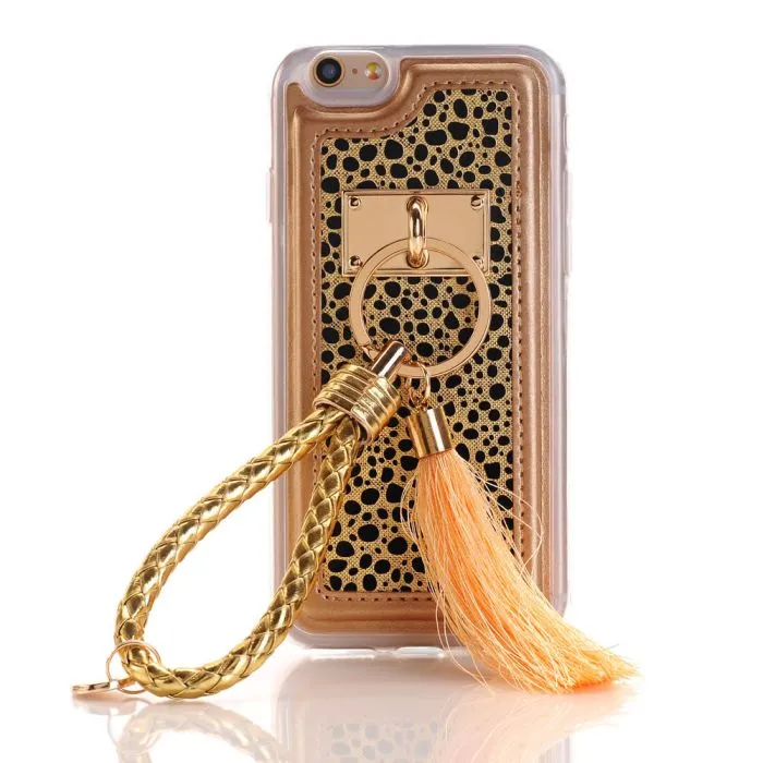 Skal med bygel legopad iPhone 6/6s - Guld/svart IPHN6-FDRG-S