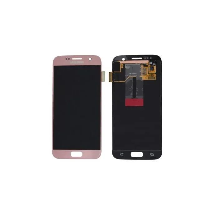 Skärm Samsung Galaxy S7 original Rosa
