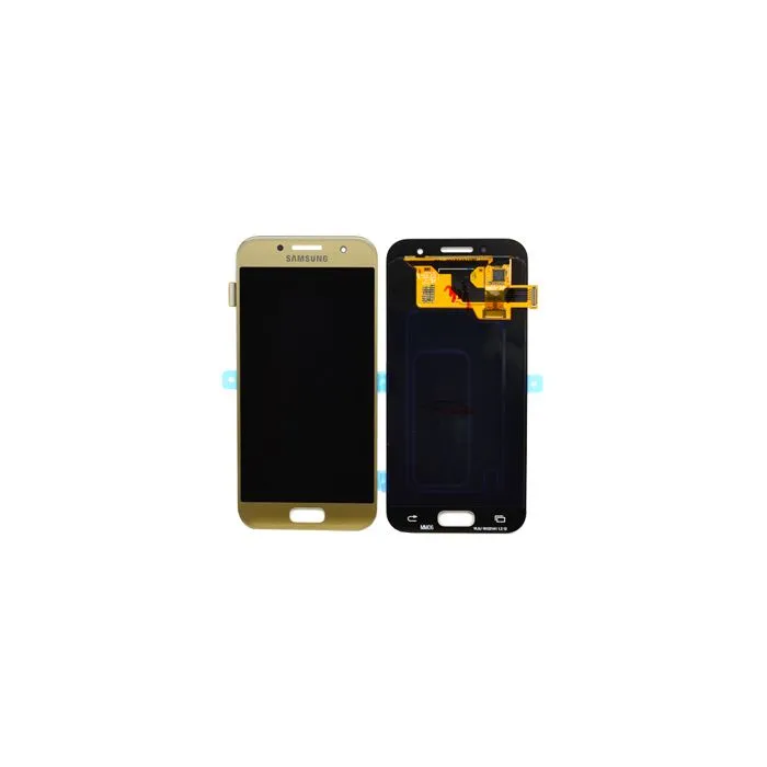 Skärm Samsung Galaxy A3 2017 original Guld