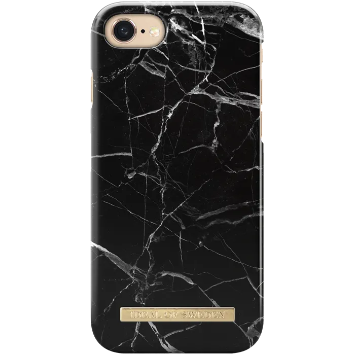 iDeal Fashion Case Black Marable iPhone 6/6s/7/8 