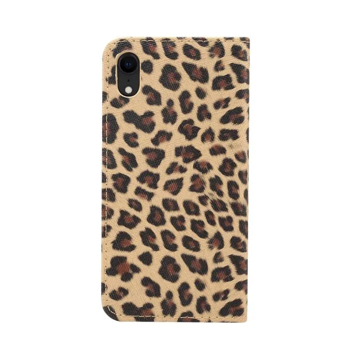 Plånboksfodral — iPhone XR — Leopard 