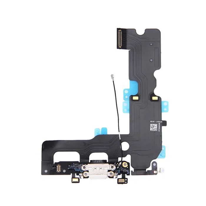 Laddkontakt & mikrofon iPhone 7 Plus — Vit