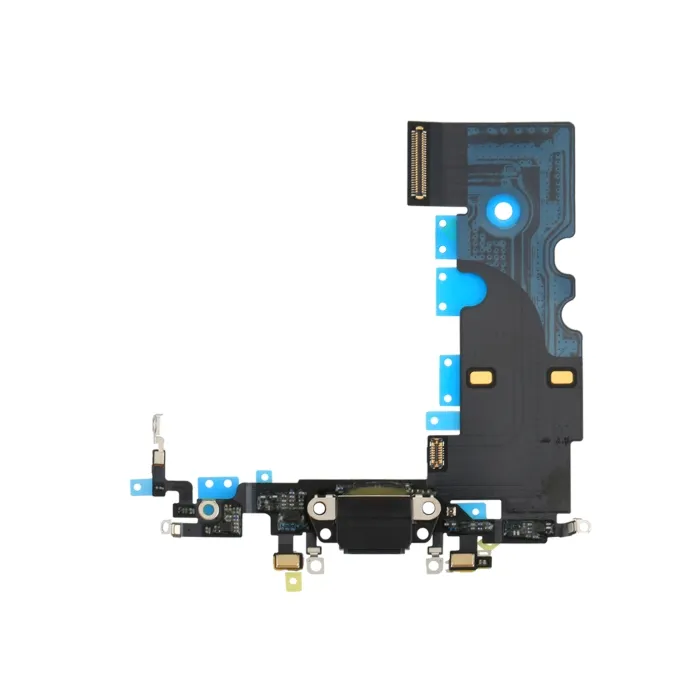 Laddningskontakt och mikrofon till iPhone 8 Plus svart