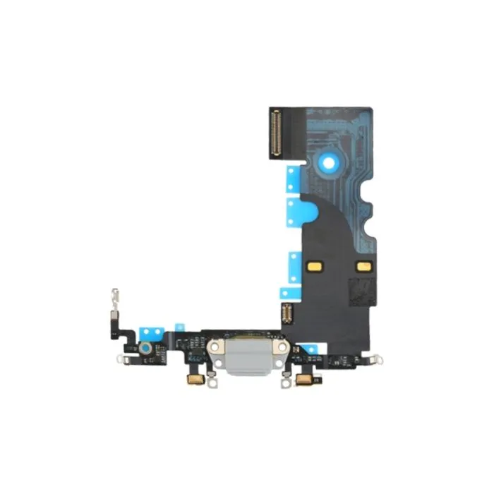 Laddningskontakt och mikrofon till iPhone 8 och iPhone SE 2020 vit