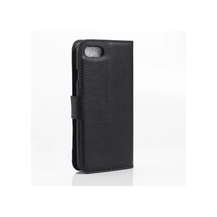 Svart plånboksfodral i läder — iPhone 7/8/SE 2020 